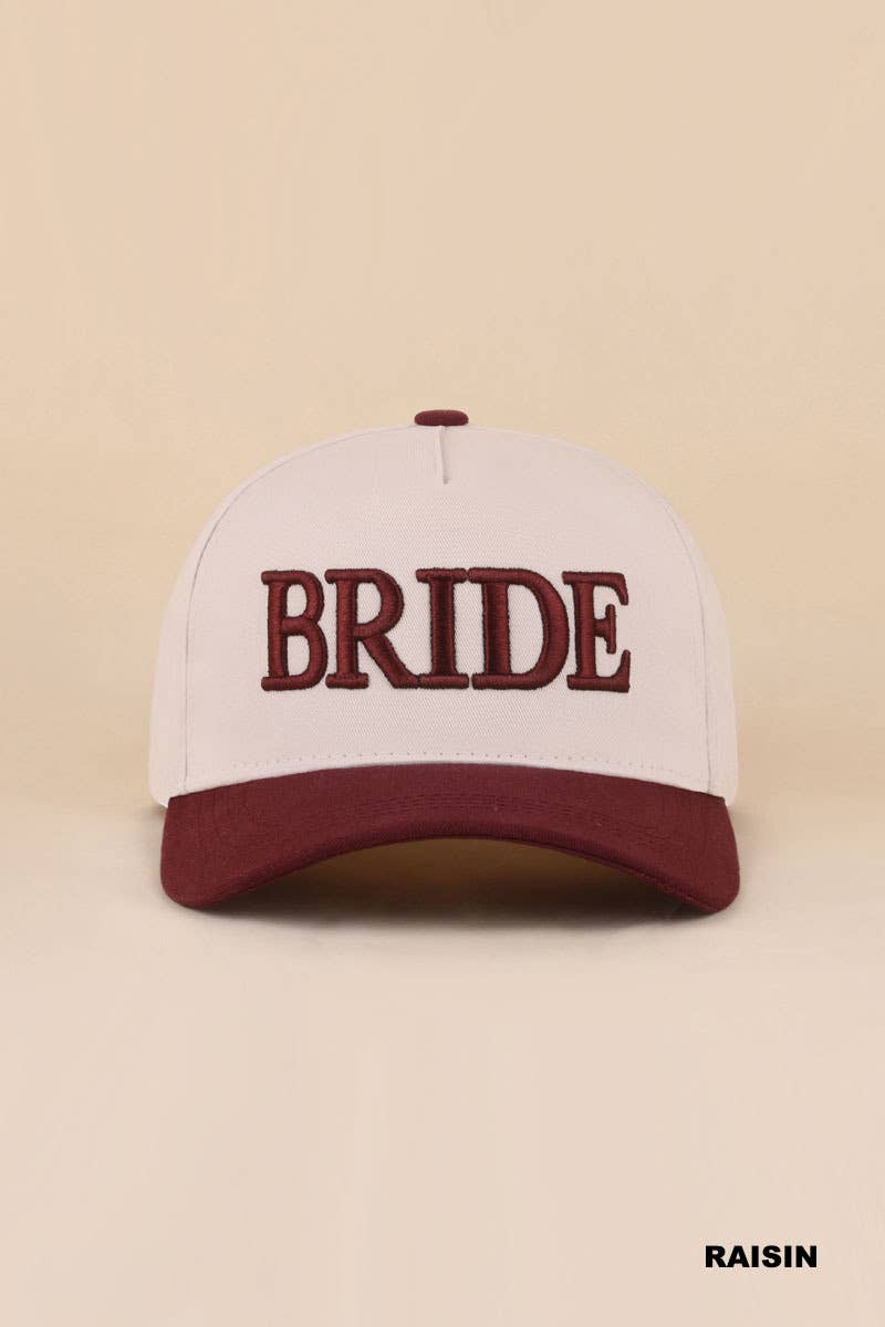 Bride Two Tone Cotton Hat Zenana Consgt.: CAMO-197818 / OS