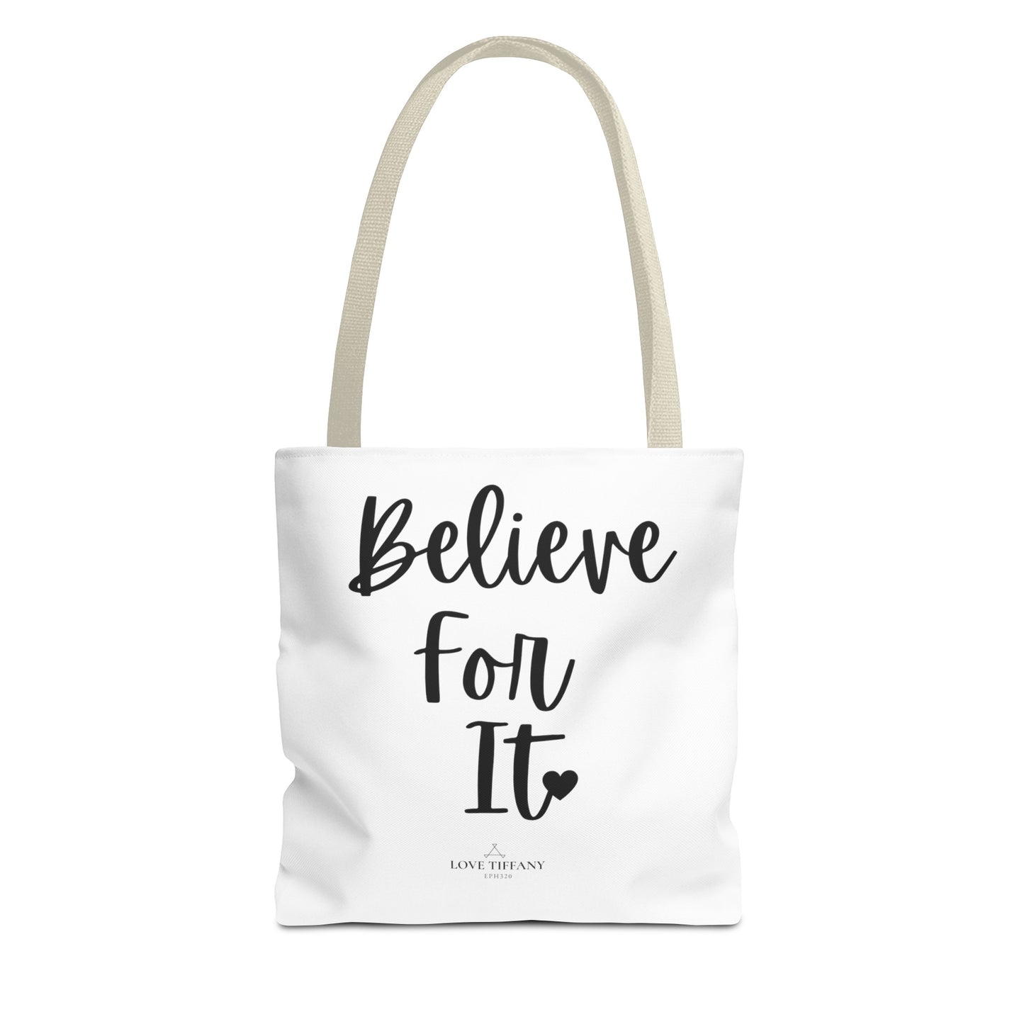 "Believe For It" Tote Bag | Jesus Collection by Love Tiffany