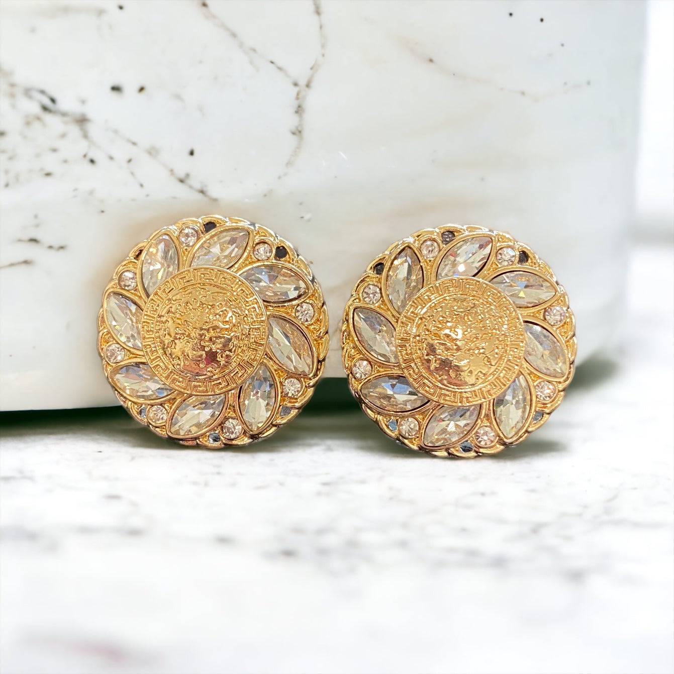 Uniquely Glam Sunburst Earrings