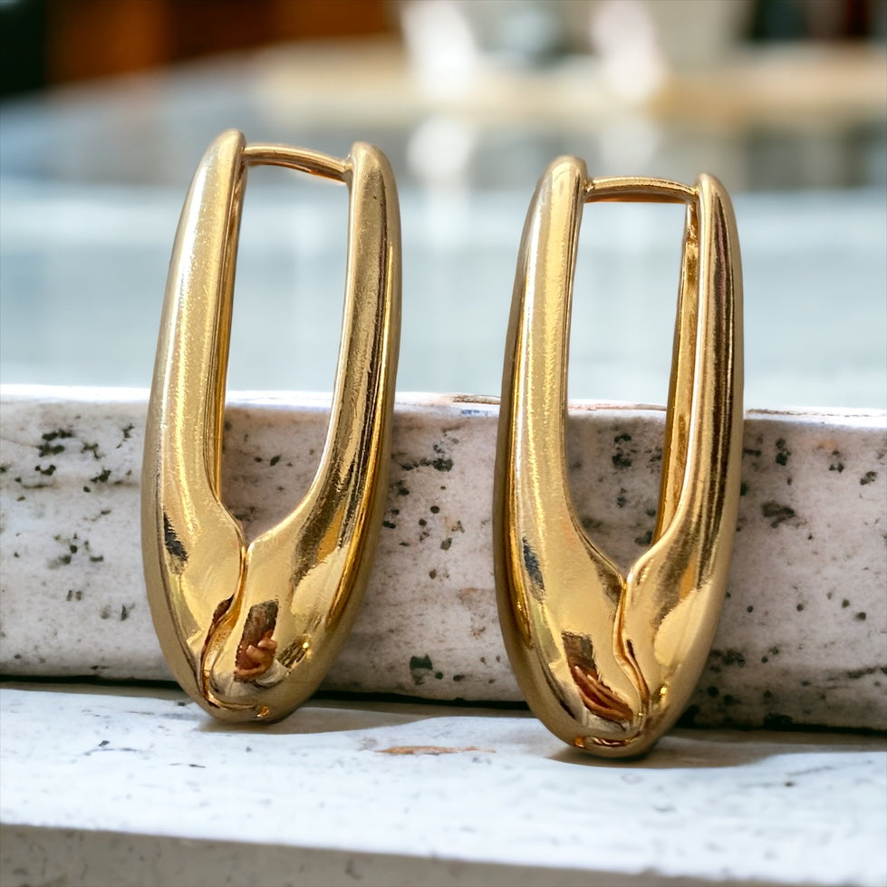 Retro Waterdrop Sling Earrings