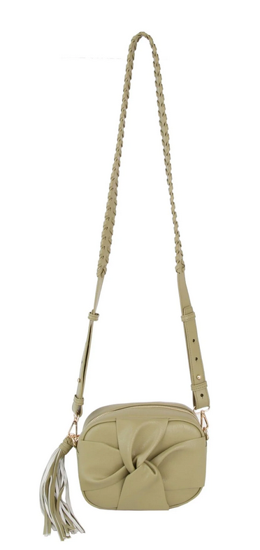 MIRIAM WEAVE CROSSBODY BOW BAG