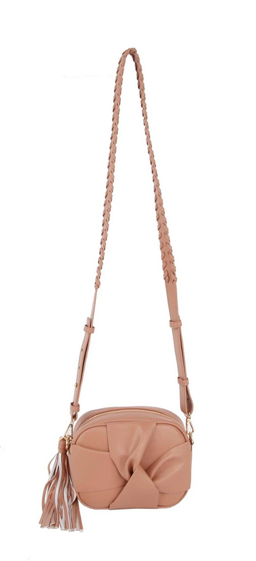 MIRIAM WEAVE CROSSBODY BOW BAG