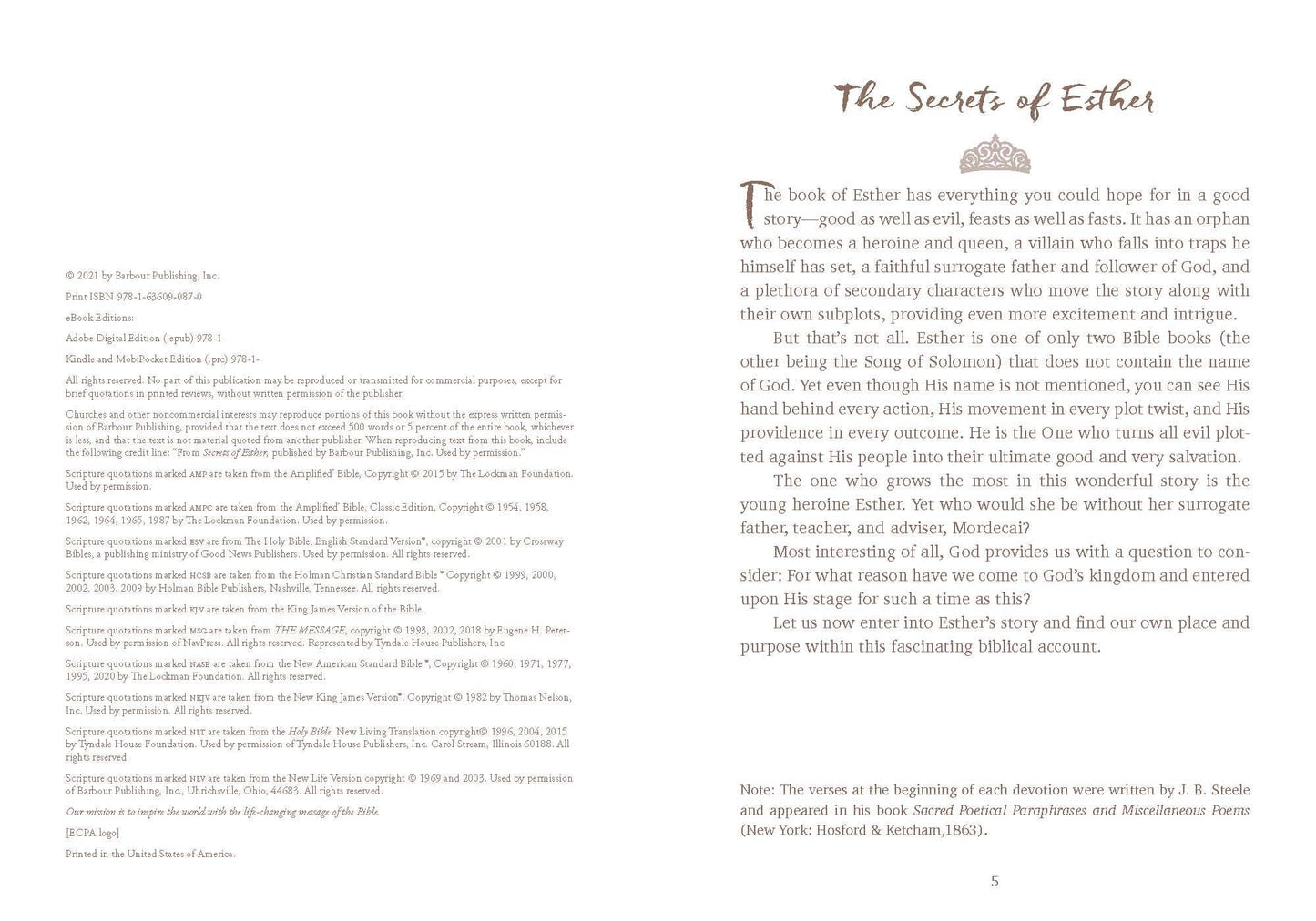 Secrets of Esther