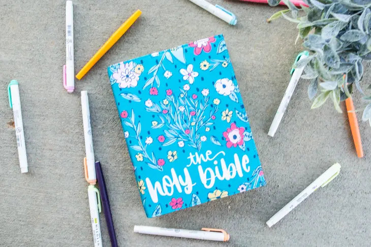 Summer Floral Bible Slipcover