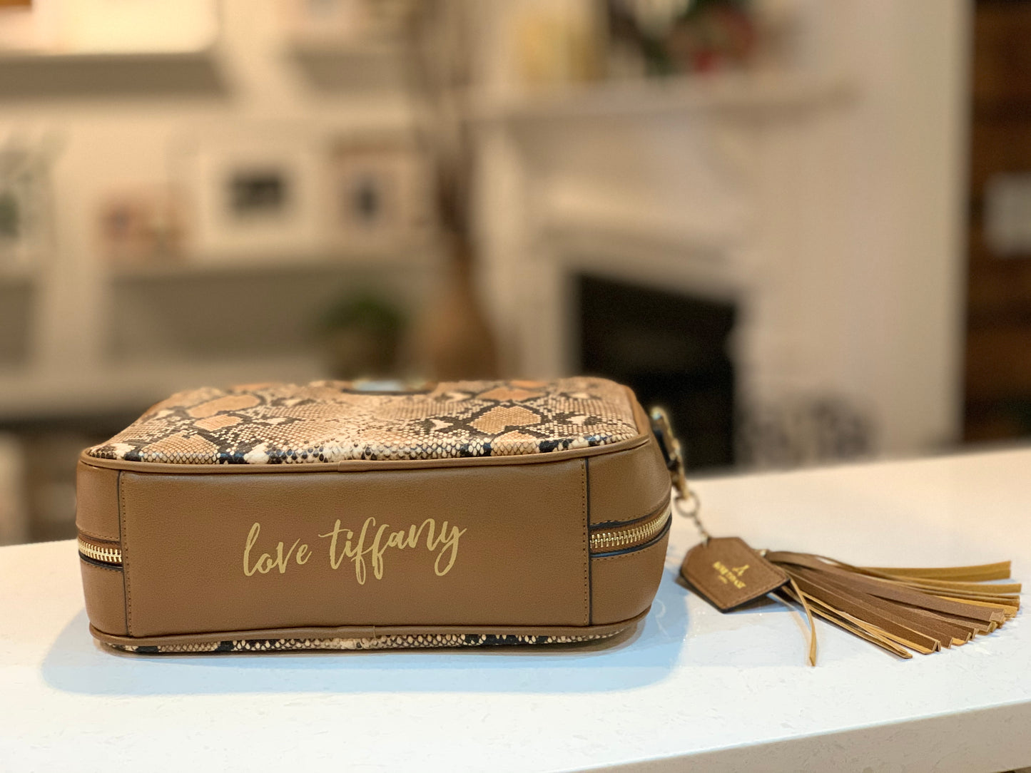 SYDNEY ON SAFARI - FIRST LUXURY BIBLE HANDBAG - SNAKE