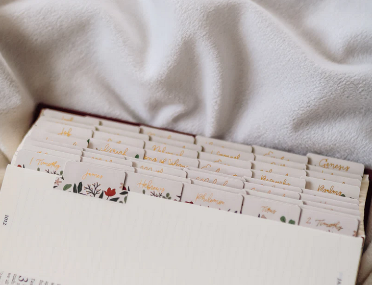 Garden Floral Bible Tabs
