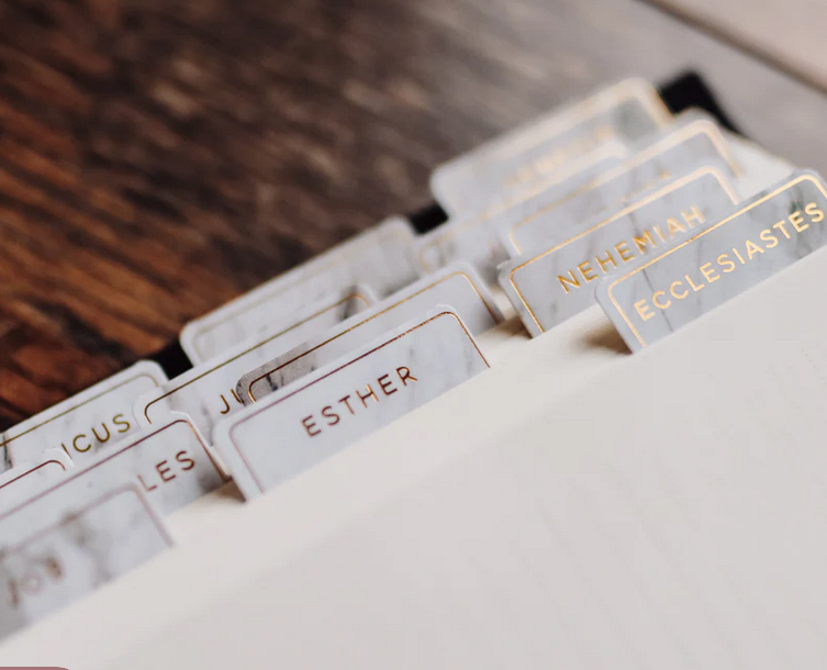 Royal Marble Bible Tabs