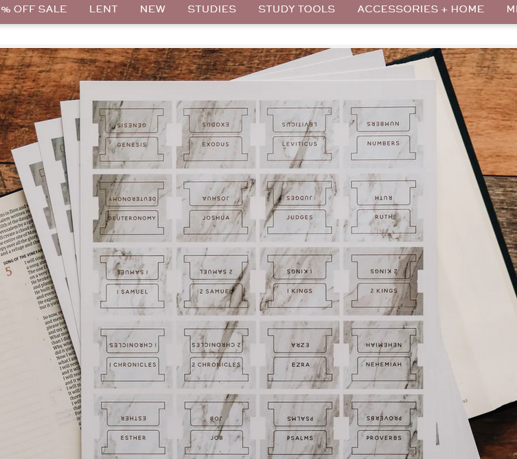 Royal Marble Bible Tabs