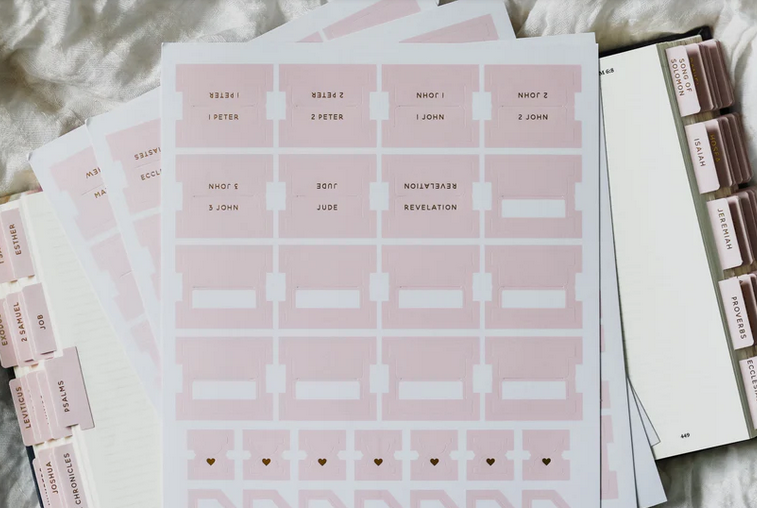 Blushing Bible Tabs