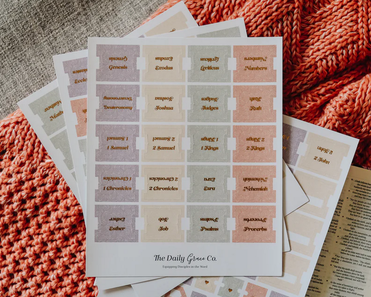 Pretty Pastel Floral Bible Tabs
