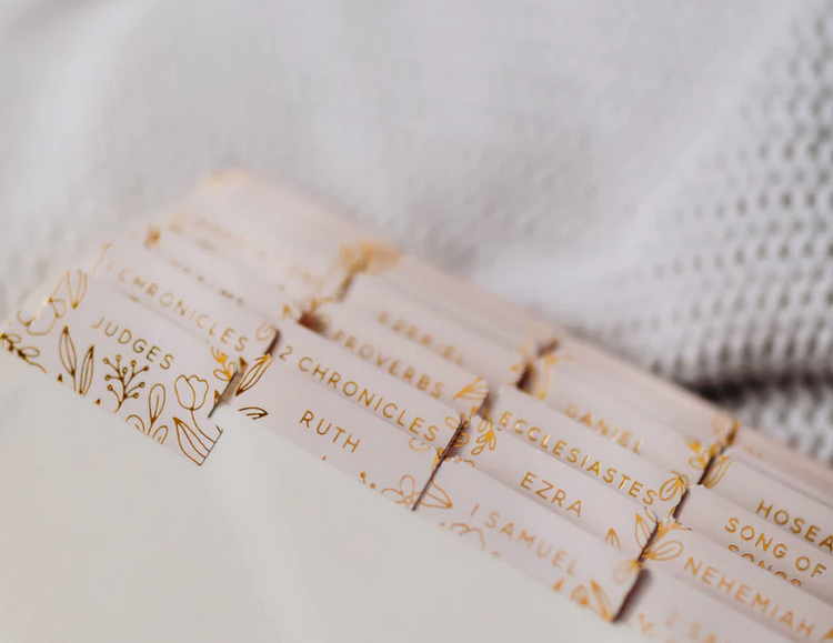 Golden Peach Foil Bible Tabs