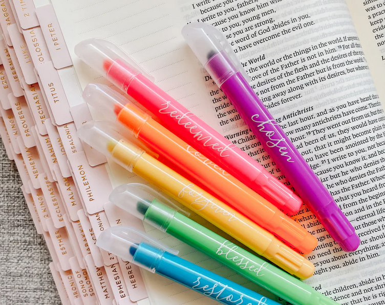 Scented Bible Highlighter Set - Vibrant