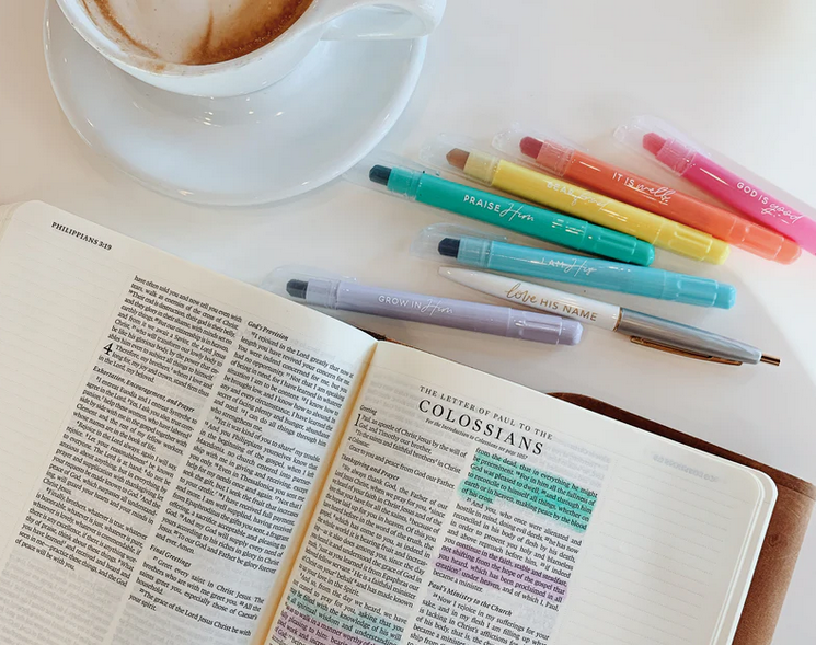 Pastel Bible Gel Highlighter Set