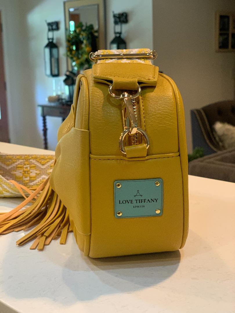 MIRIAM CROSSBODY BOW BAG - GOLD