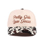 Pretty Girls Love Jesus Two Tone Cotton Hat SI-29249 Zenana Consgt.: COW-198318 / OS