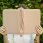 Ever AJ Weave Bible Case, Crossbody BLUSH