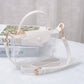 CB781 Gladys Clear Gameday Mini Crossbody Bag: Champagne Gold
