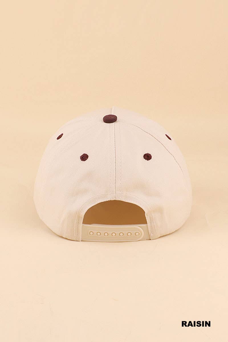 Wifey / Happy Wife / Auntie Two Tone Snapback Hat: COW-201202 / OS