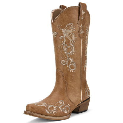 "Dolly" Butterfly Cowgirl Boots