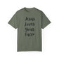 "Jesus Loves Your Face" Ladies Comfort Colors T-Shirt | Jesus Collection by Love Tiffany
