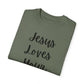"Jesus Loves Your Face" Ladies Comfort Colors T-Shirt | Jesus Collection by Love Tiffany