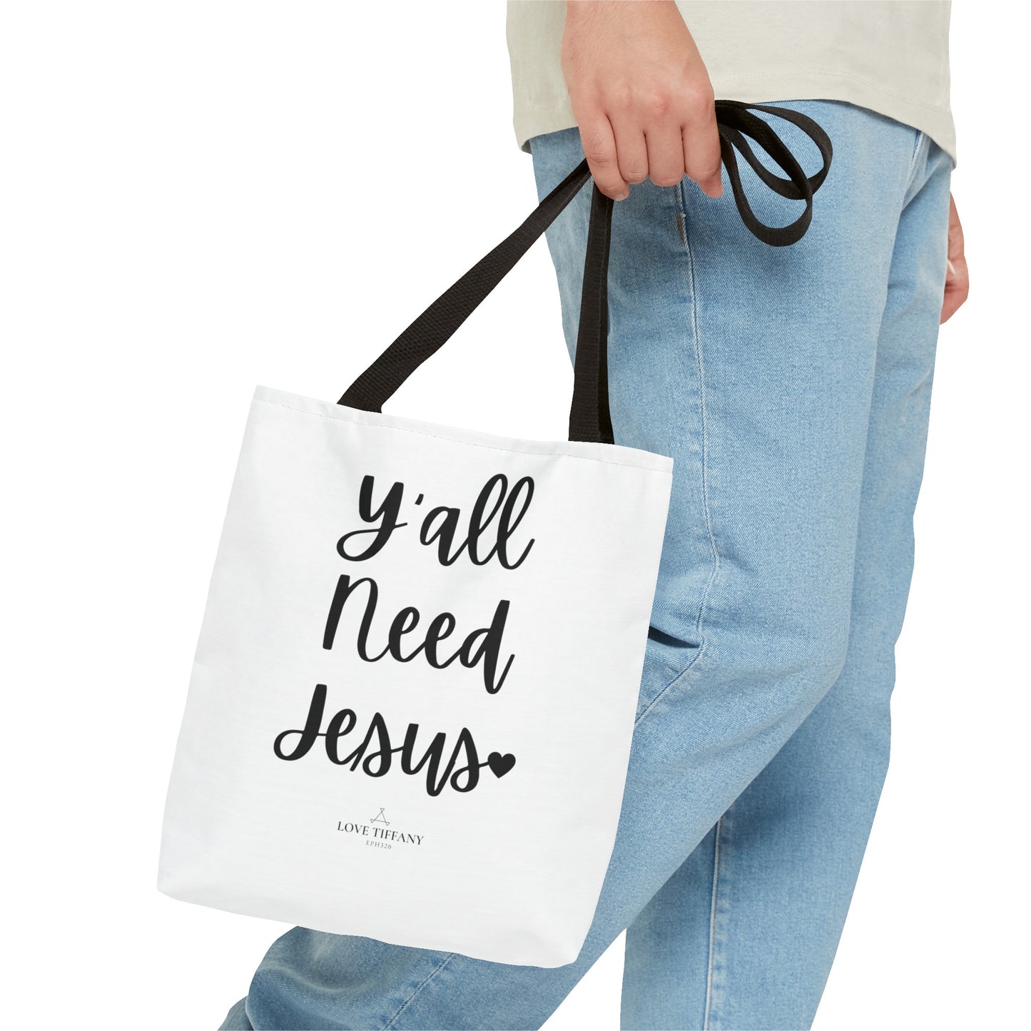"Y'all Need Jesus" Tote Bag | Jesus Collection by Love Tiffany