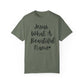 "Jesus What A Beautiful Name" Ladies Comfort Colors T-Shirt | Jesus Collection by Love Tiffany