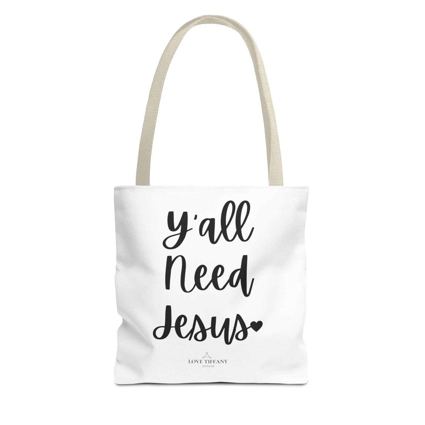 "Y'all Need Jesus" Tote Bag | Jesus Collection by Love Tiffany