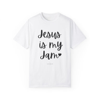 "Jesus is My Jam" Ladies Comfort Colors T-Shirt | Jesus Collection by Love Tiffany