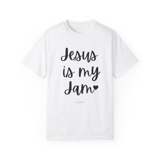 "Jesus is My Jam" Ladies Comfort Colors T-Shirt | Jesus Collection by Love Tiffany