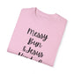 "Messy Bun & Jesus Kind of Day" Ladies Comfort Colors T-Shirt | Jesus Collection by Love Tiffany