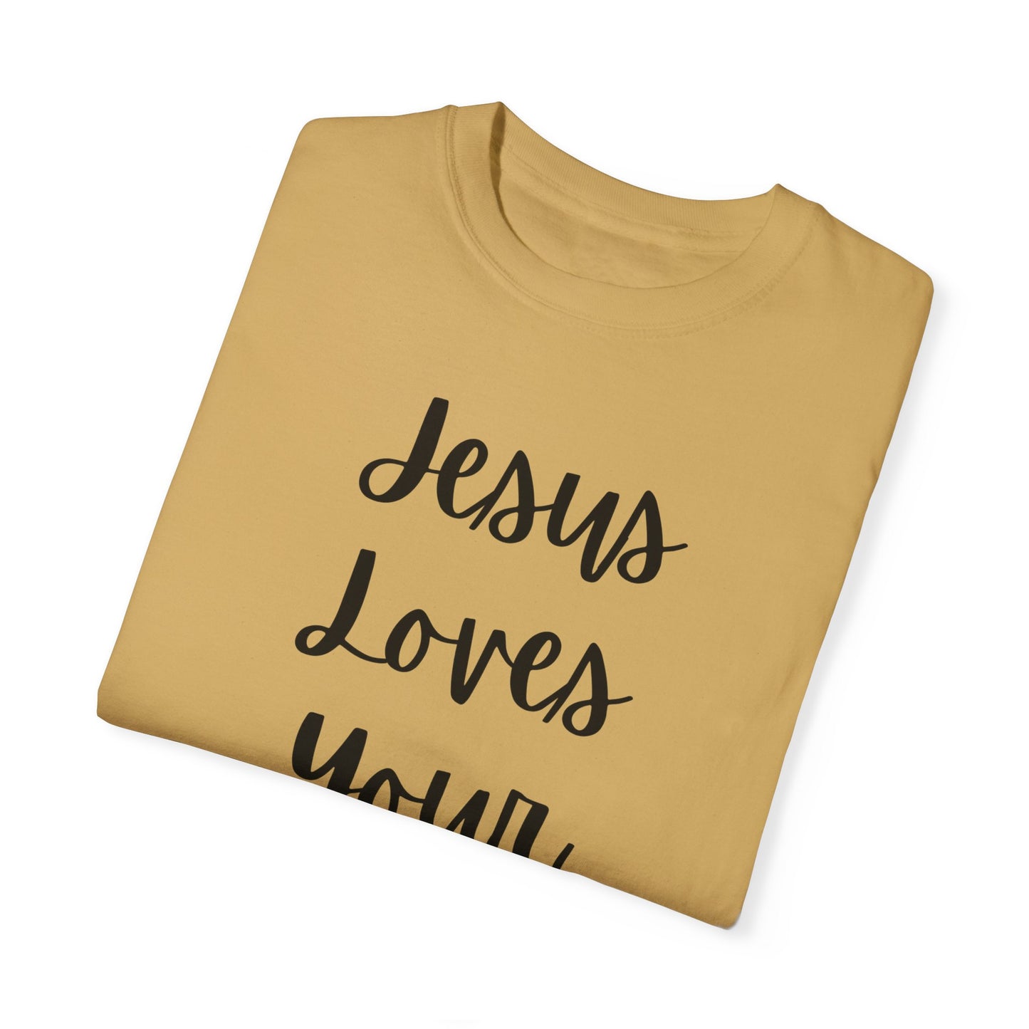 "Jesus Loves Your Face" Ladies Comfort Colors T-Shirt | Jesus Collection by Love Tiffany
