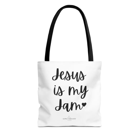 "Jesus Is My Jam" Tote Bag | Jesus Collection by Love Tiffany