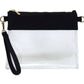 AD200T Game Day Clear Crossbody Bag/Clutch: Navy