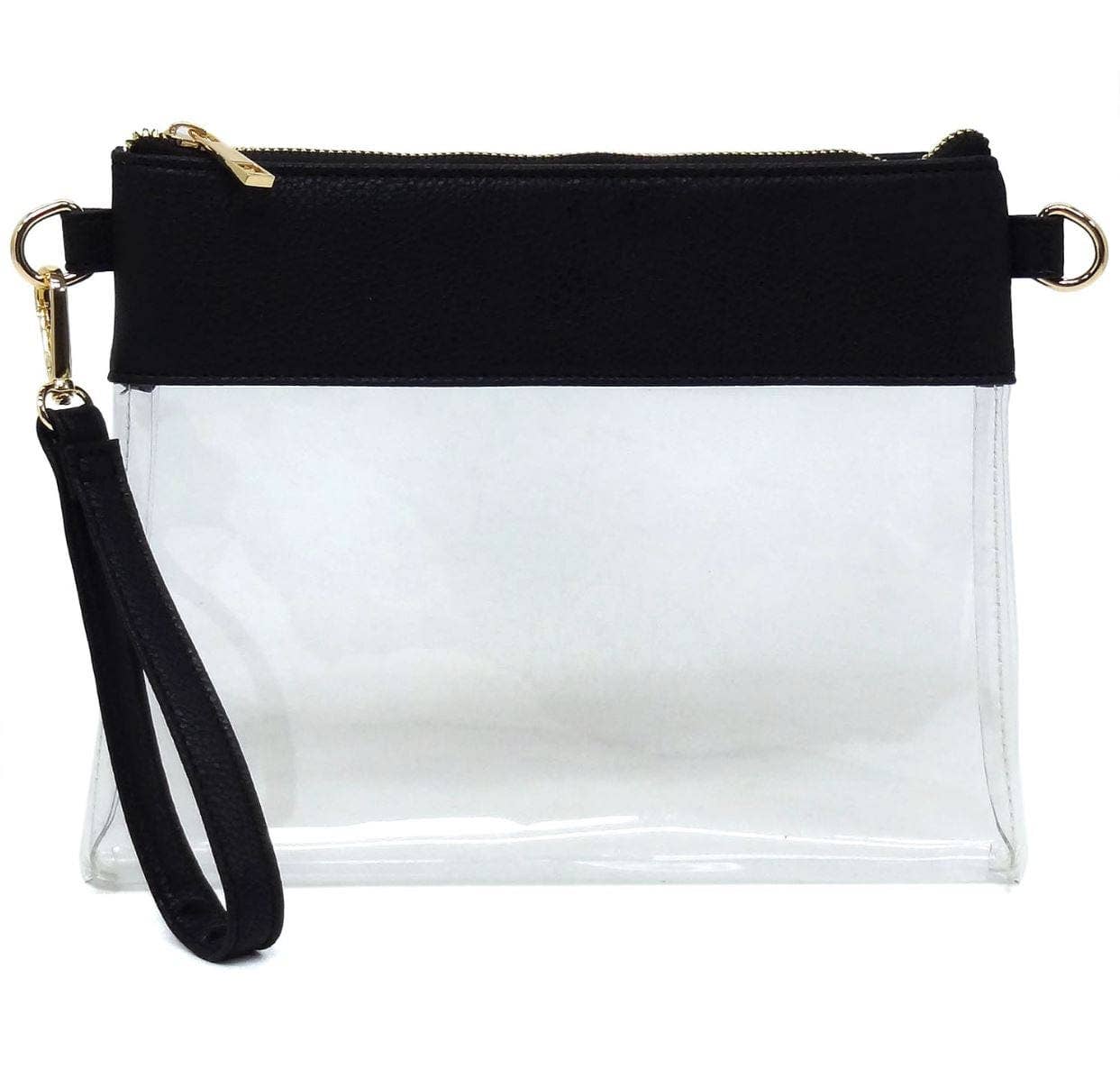 AD200T Game Day Clear Crossbody Bag/Clutch: Cow