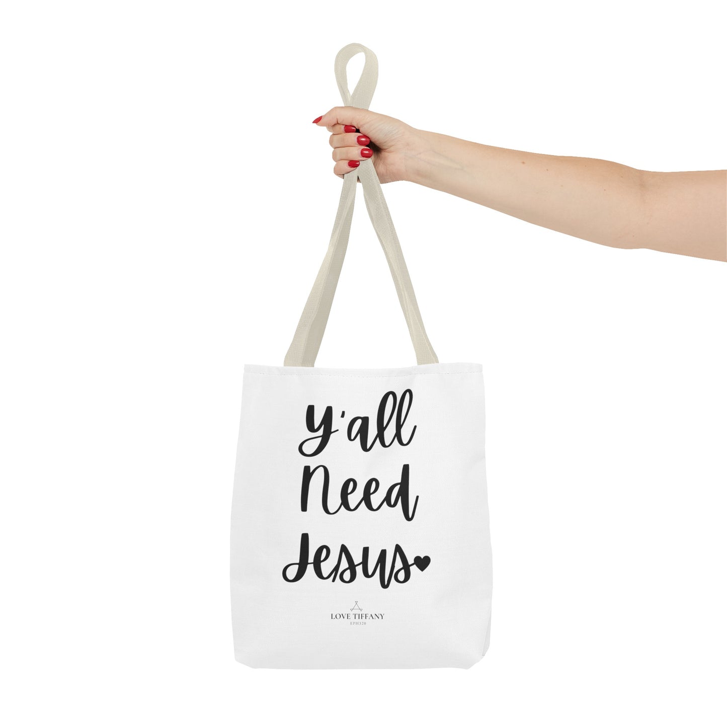 "Y'all Need Jesus" Tote Bag | Jesus Collection by Love Tiffany
