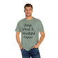 "Jesus What A Beautiful Name" Ladies Comfort Colors T-Shirt | Jesus Collection by Love Tiffany