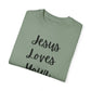 "Jesus Loves Your Face" Ladies Comfort Colors T-Shirt | Jesus Collection by Love Tiffany