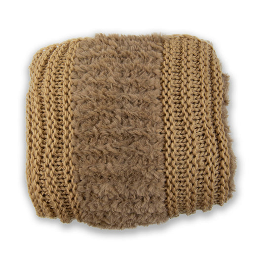 Donna Sharp Plush Knit Throws: Camel