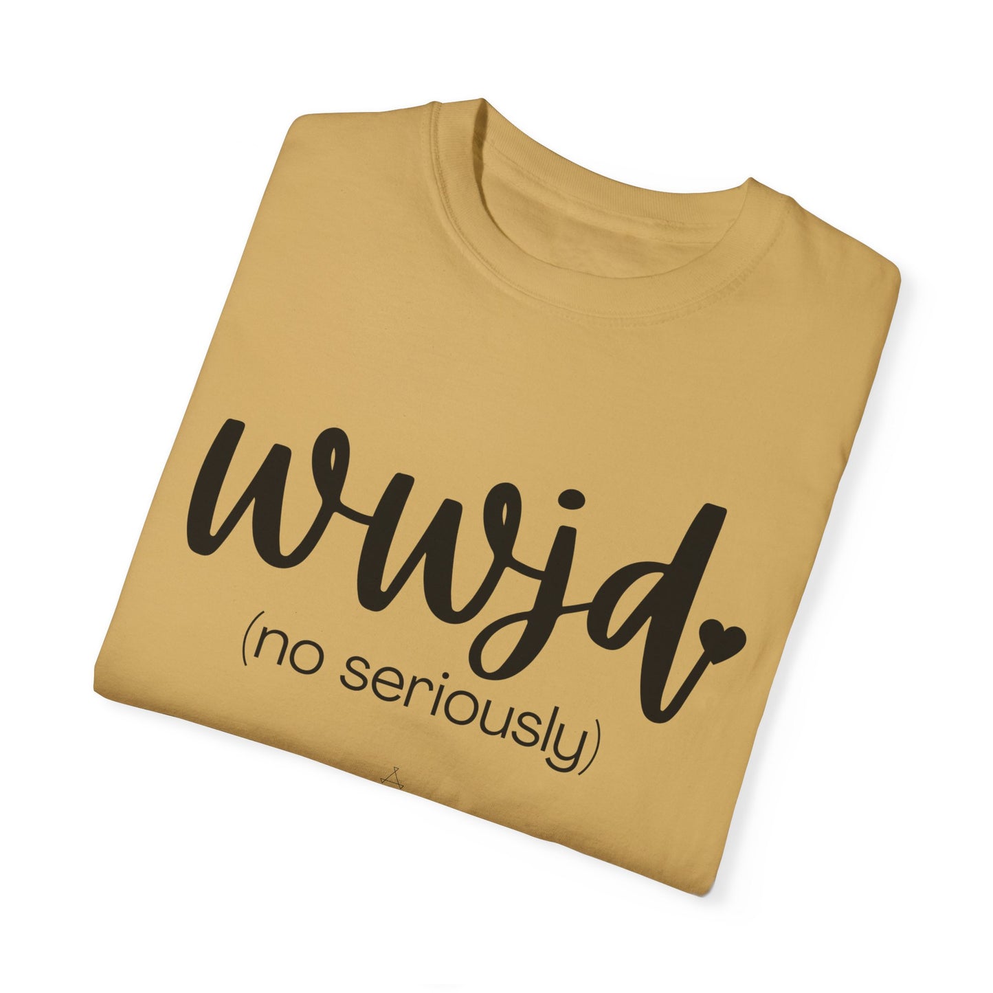 "WWJD No Seriously" Ladies Comfort Colors T-Shirt | Jesus Collection by Love Tiffany