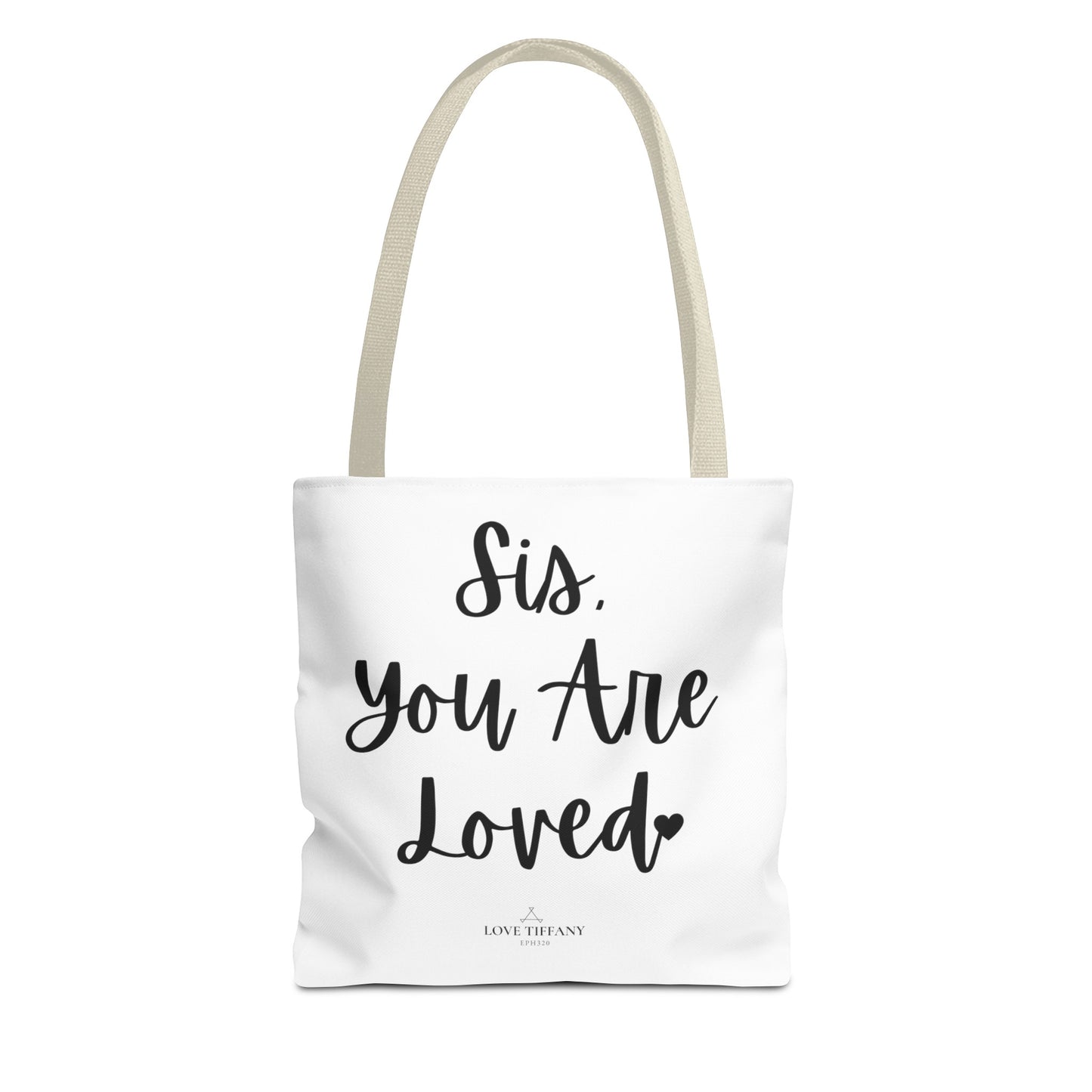 "Sis, You Are Loved" Tote Bag | Jesus Collection by Love Tiffany