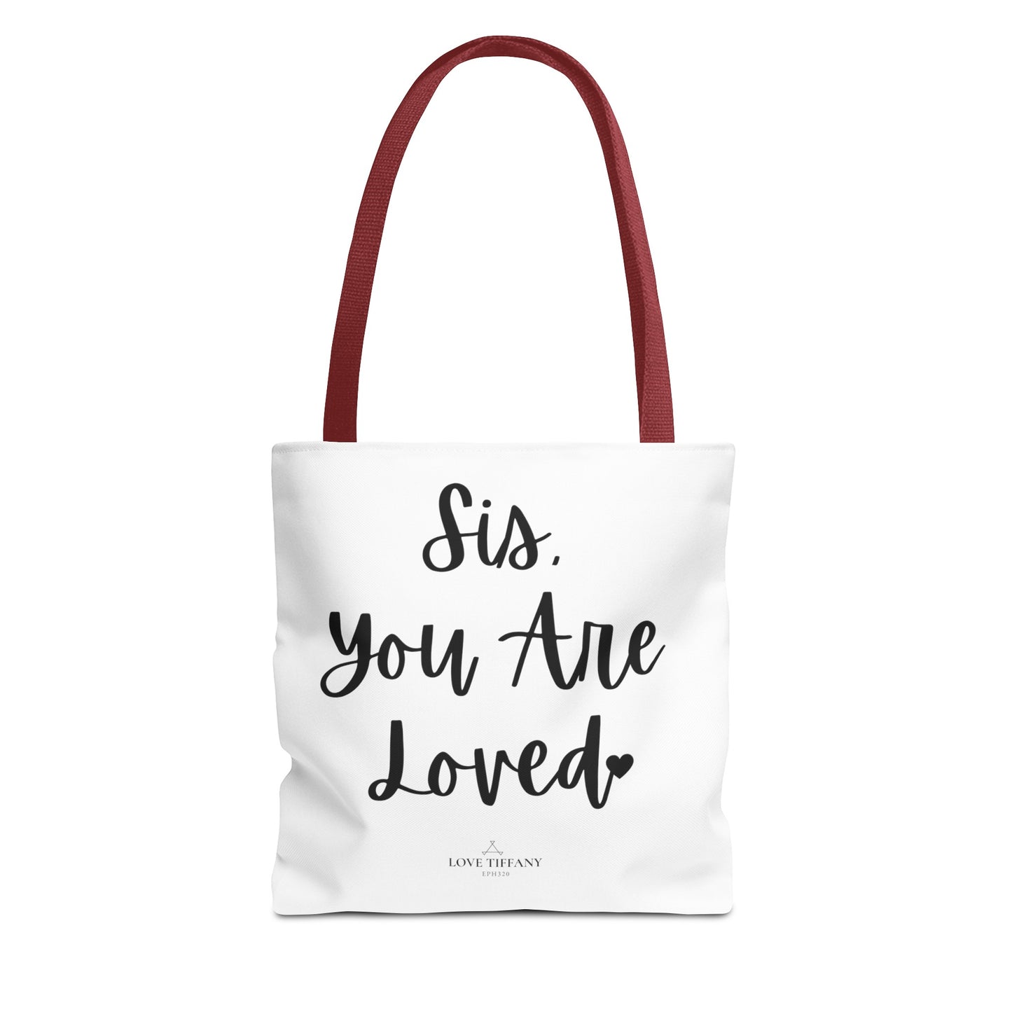 "Sis, You Are Loved" Tote Bag | Jesus Collection by Love Tiffany