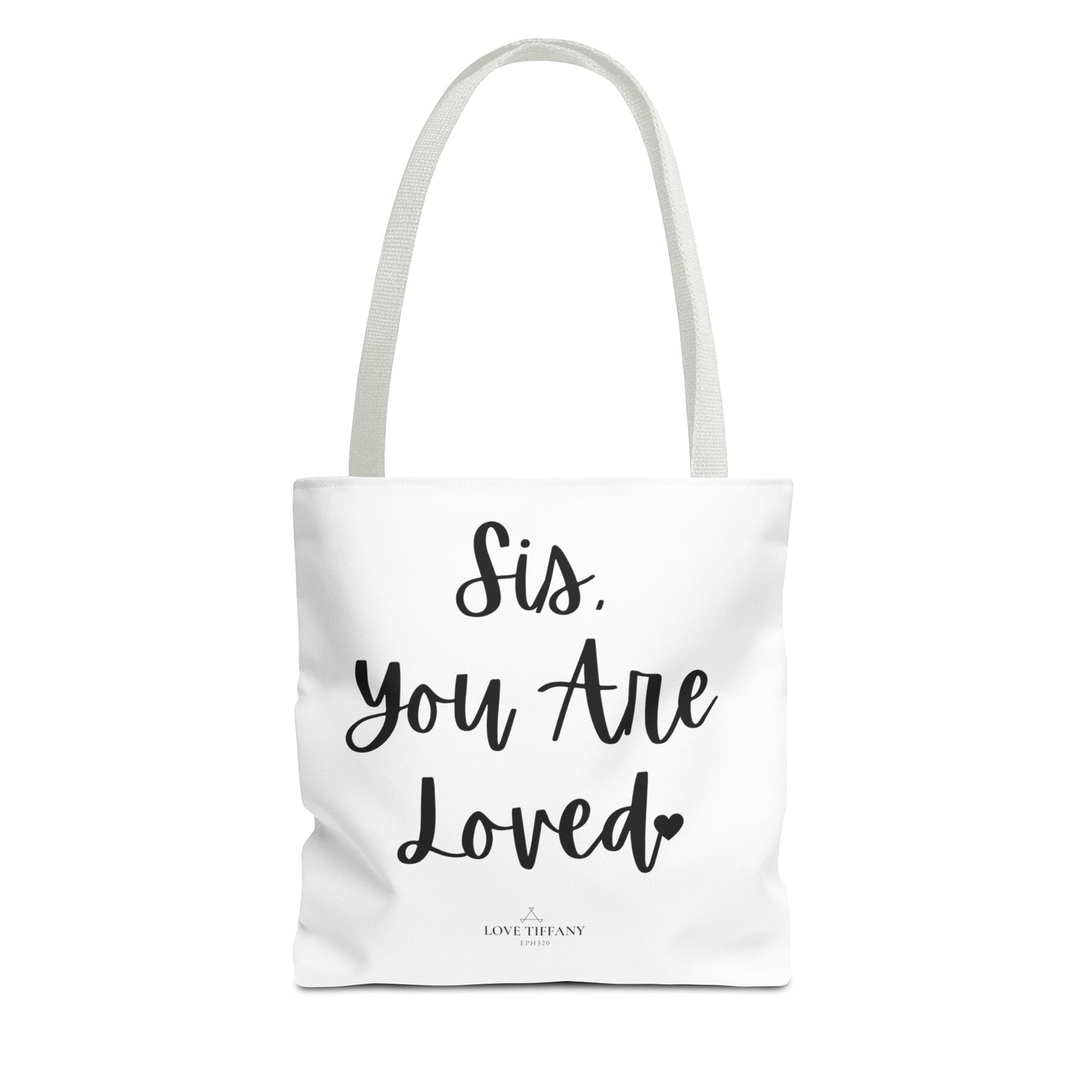 "Sis, You Are Loved" Tote Bag | Jesus Collection by Love Tiffany