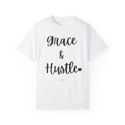 "Grace & Hustle" Ladies Comfort Colors T-Shirt | Jesus Collection by Love Tiffany