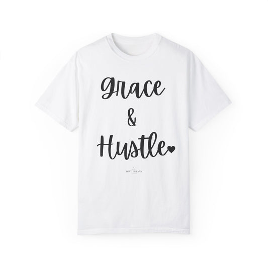 "Grace & Hustle" Ladies Comfort Colors T-Shirt | Jesus Collection by Love Tiffany