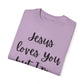 "Jesus Loves You But I'm His Fav" Ladies Comfort Colors T-Shirt | Jesus Collection by Love Tiffany