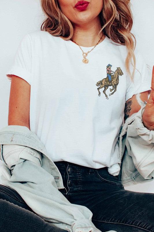 MAKE AMERICA COWBOY AGAIN GRAPHIC TEE