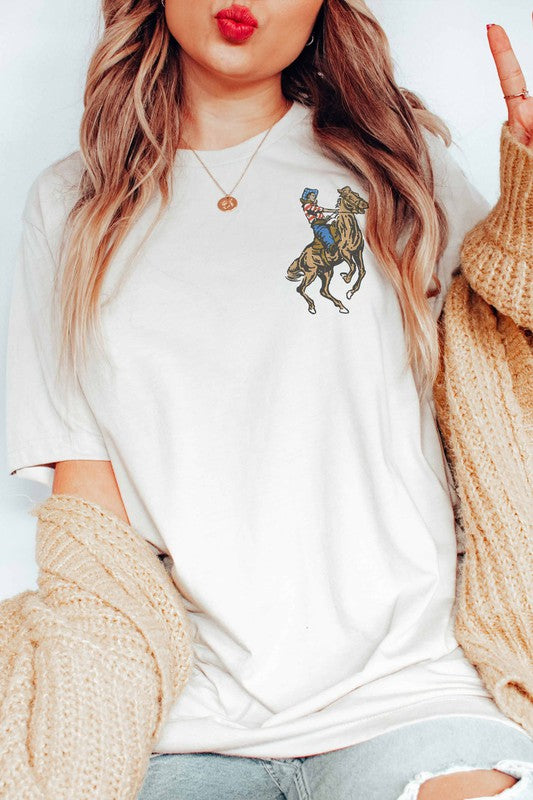 MAKE AMERICA COWBOY AGAIN GRAPHIC TEE