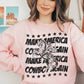 MAKE AMERICA COWBOY AGAIN GRAPHIC SWEATSHIRT