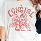 COWGIRL WILD WEST GRAPHIC TEE